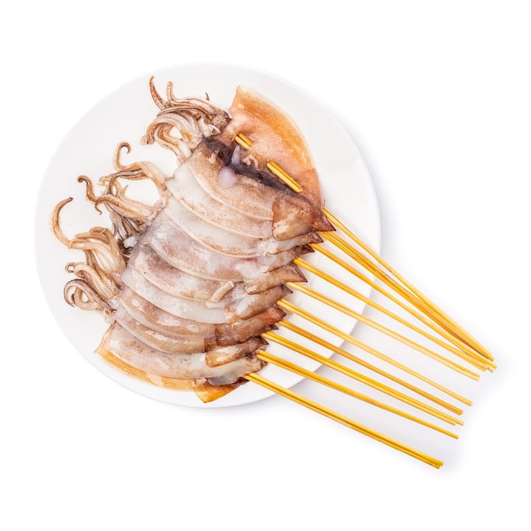 frozen-squid-skewers-butterflied