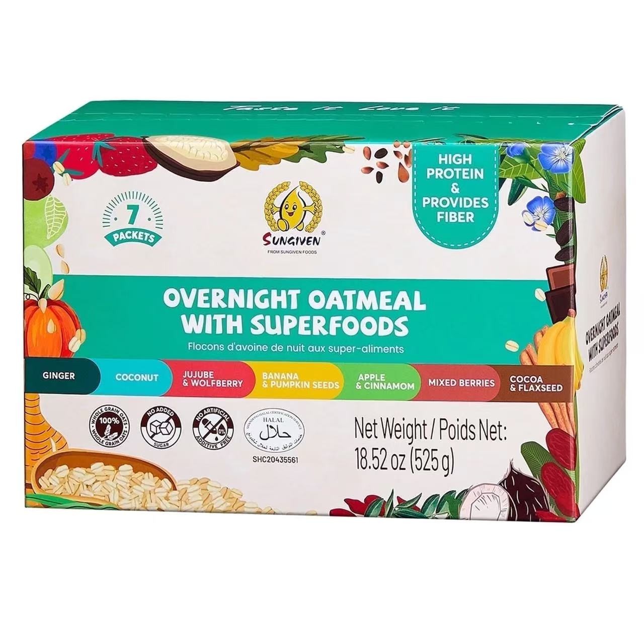 sungiven-high-protein-overnight-oatmeal