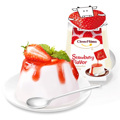 clevermama-lactobacillus-pudding-strawberry-flavor
