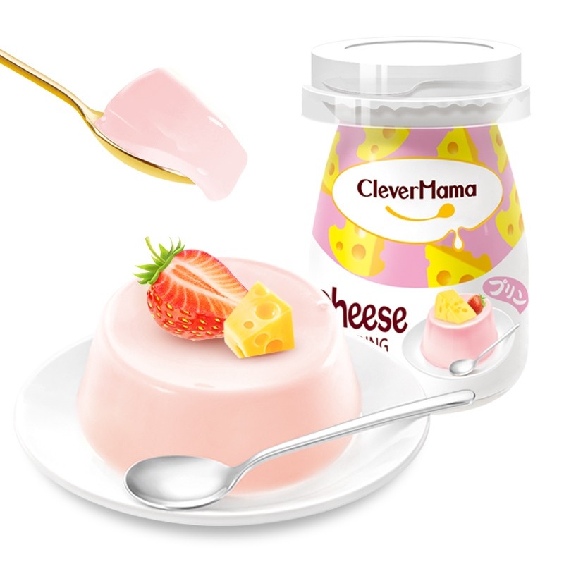 clevermama-cheese-pudding-strawberry