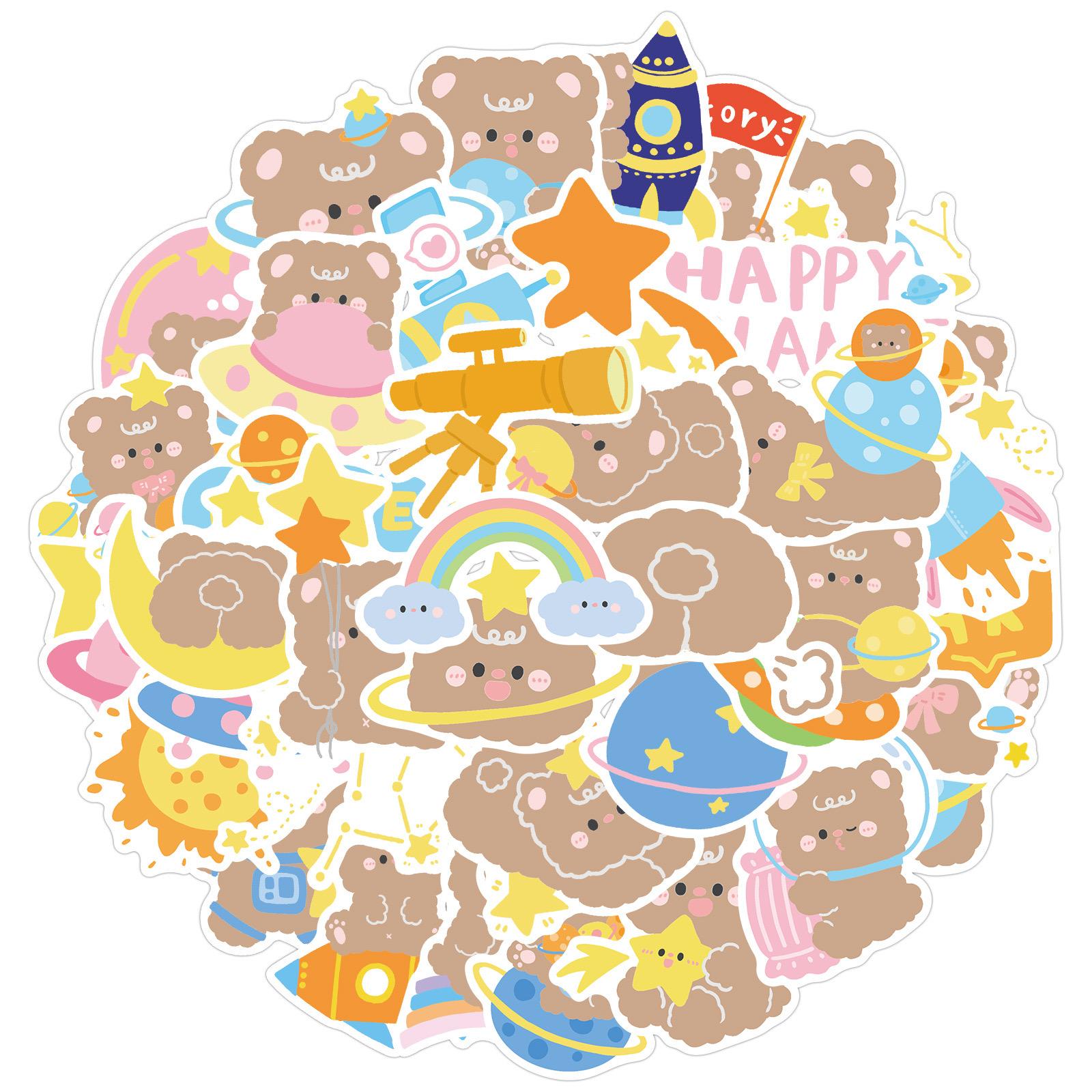 on-sale-cute-brown-bear-stickers
