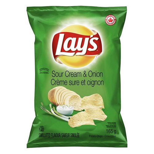 Lays Sour Cream And Onion Flavor Potato Chips Superwafer Online